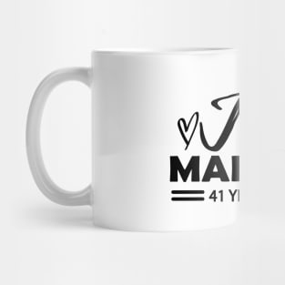 41th Wedding Anniversary - 41 years anniversary Mug